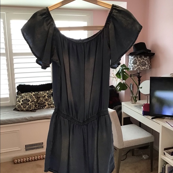 jean romper - purchased in Italy at a boutique - Picture 3 of 4